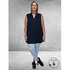 ONLY-M Top Travel  Shawlkraag Navy